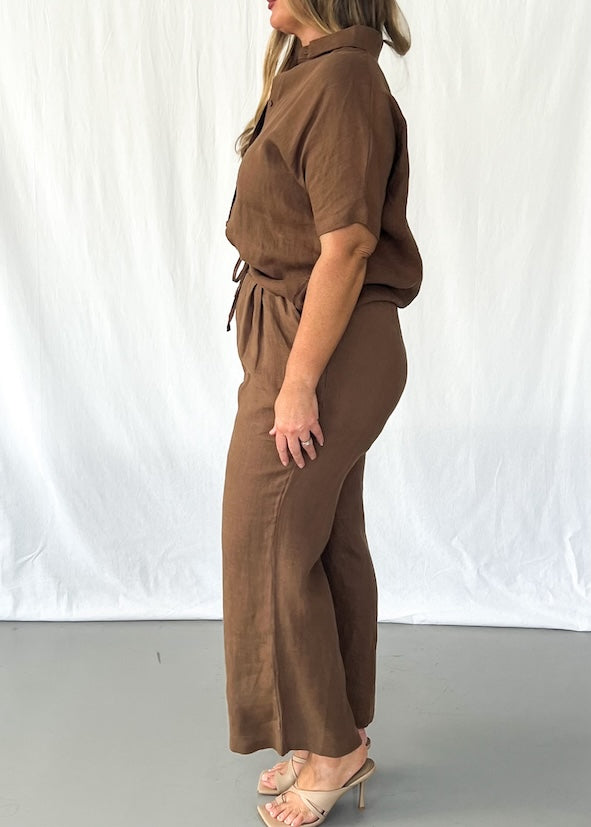 Brooke Pants - Mocha - Product Image