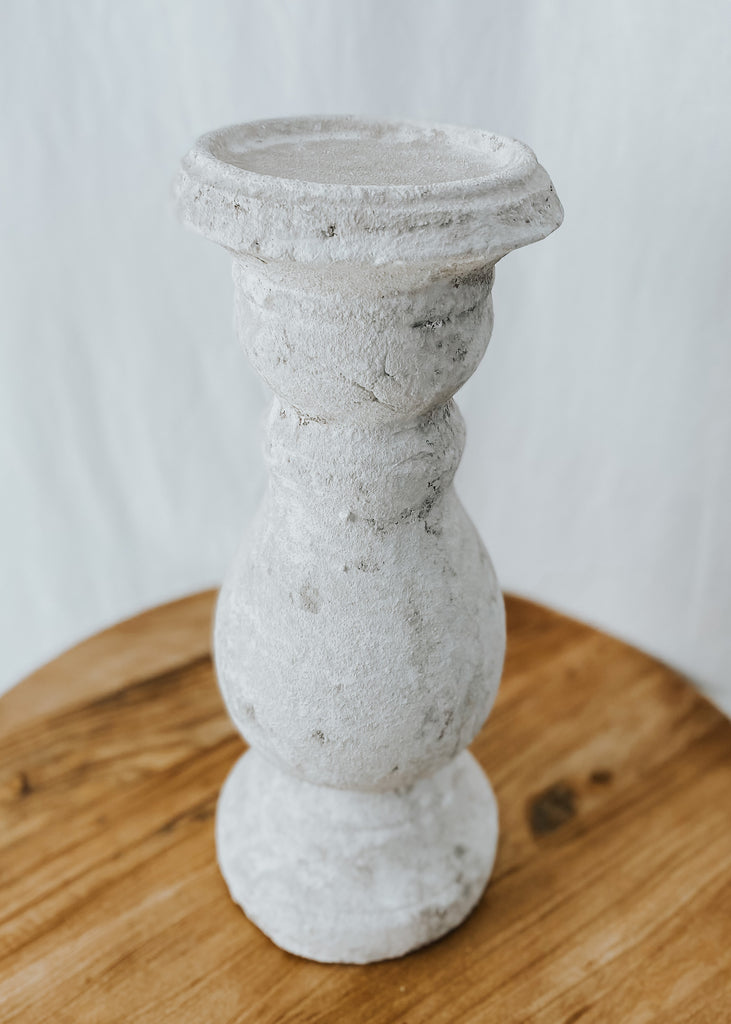 Pratt Concrete Candle Holder - Large - Product Image