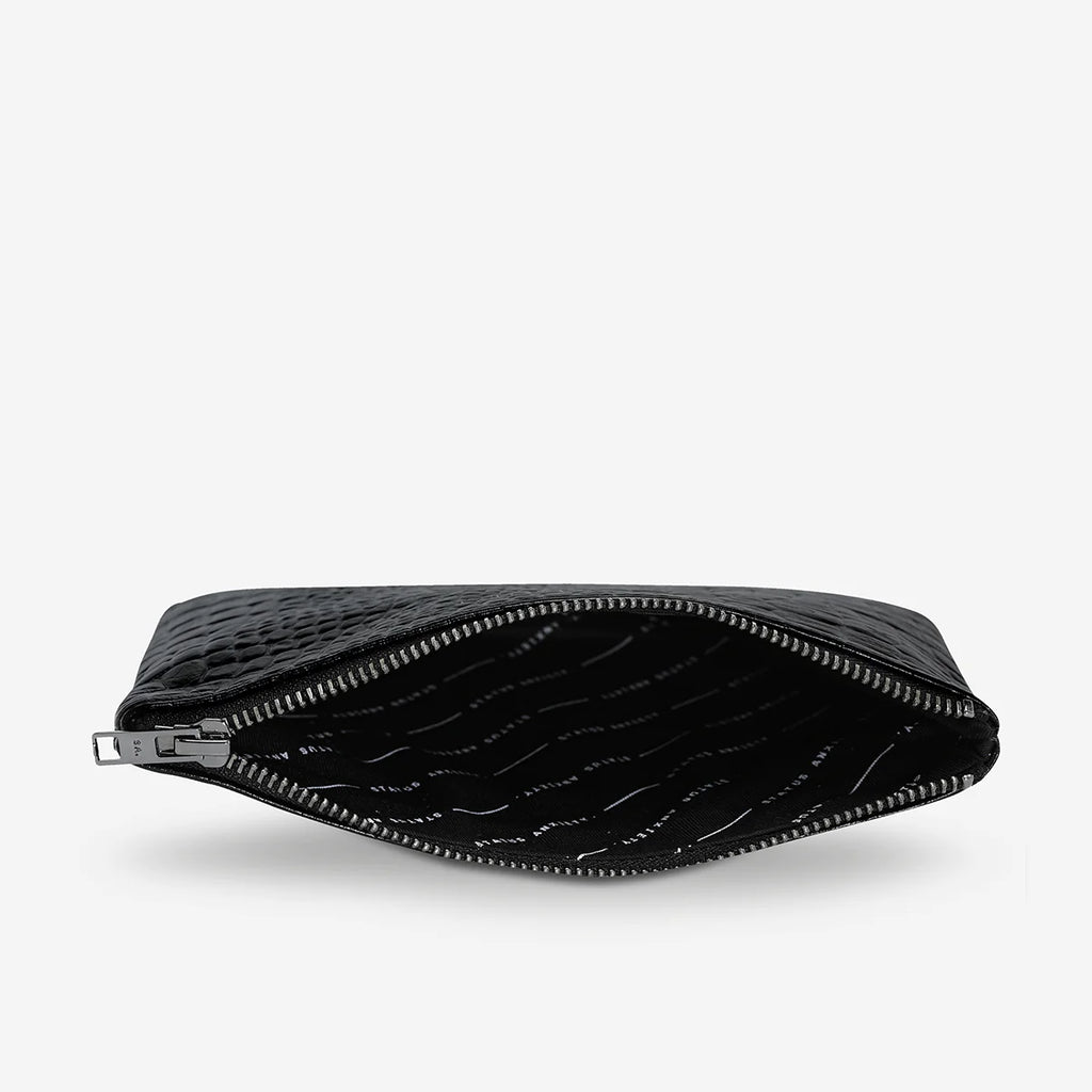 New Day - Black Croc Embossed - Product Image